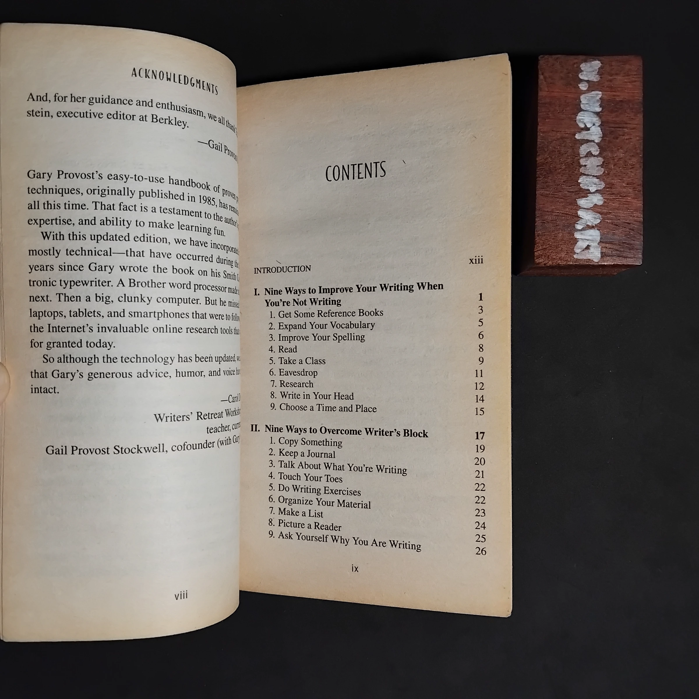 100 Ways to Improve Your Writing — Table of contents 1
