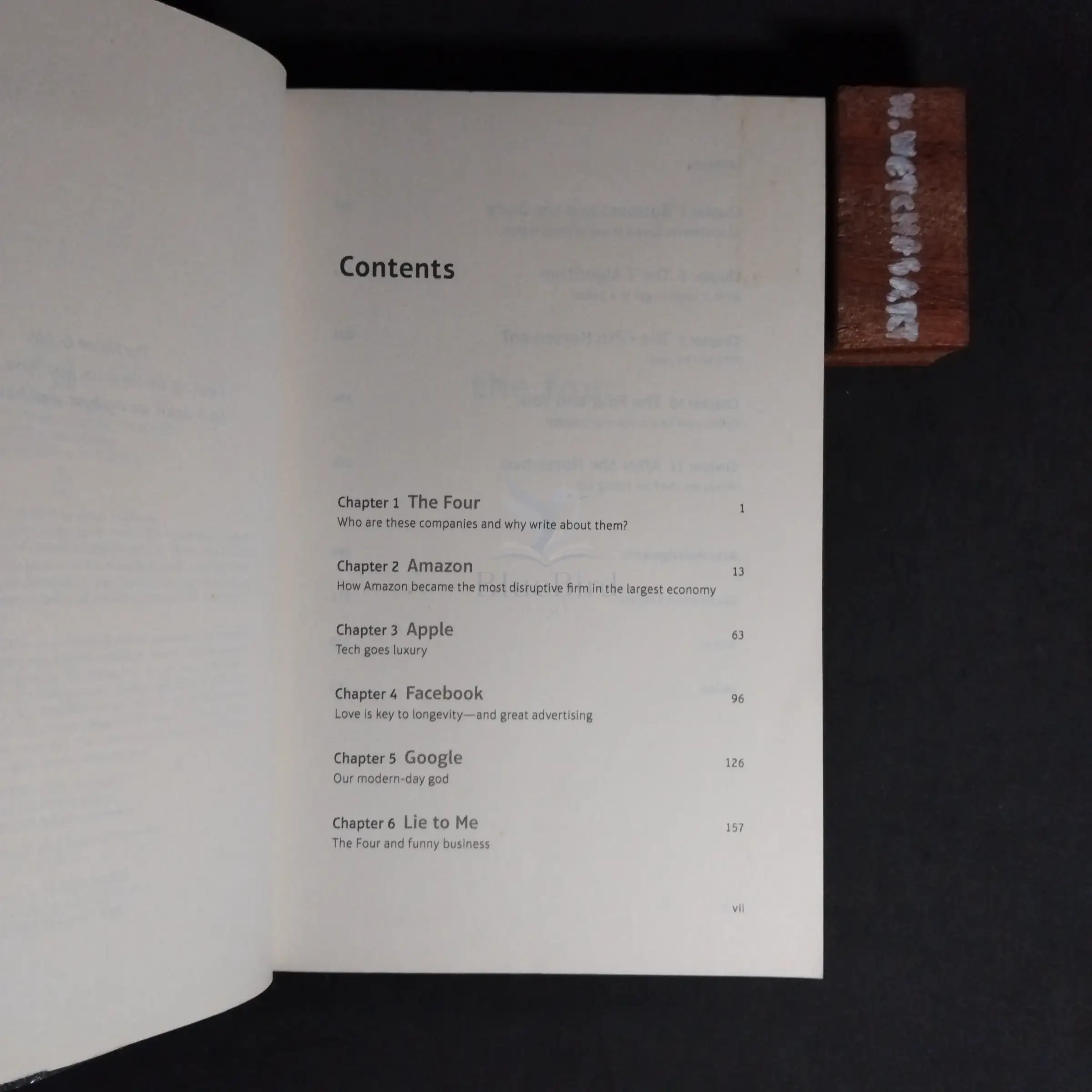 The Four — Table of contents 1