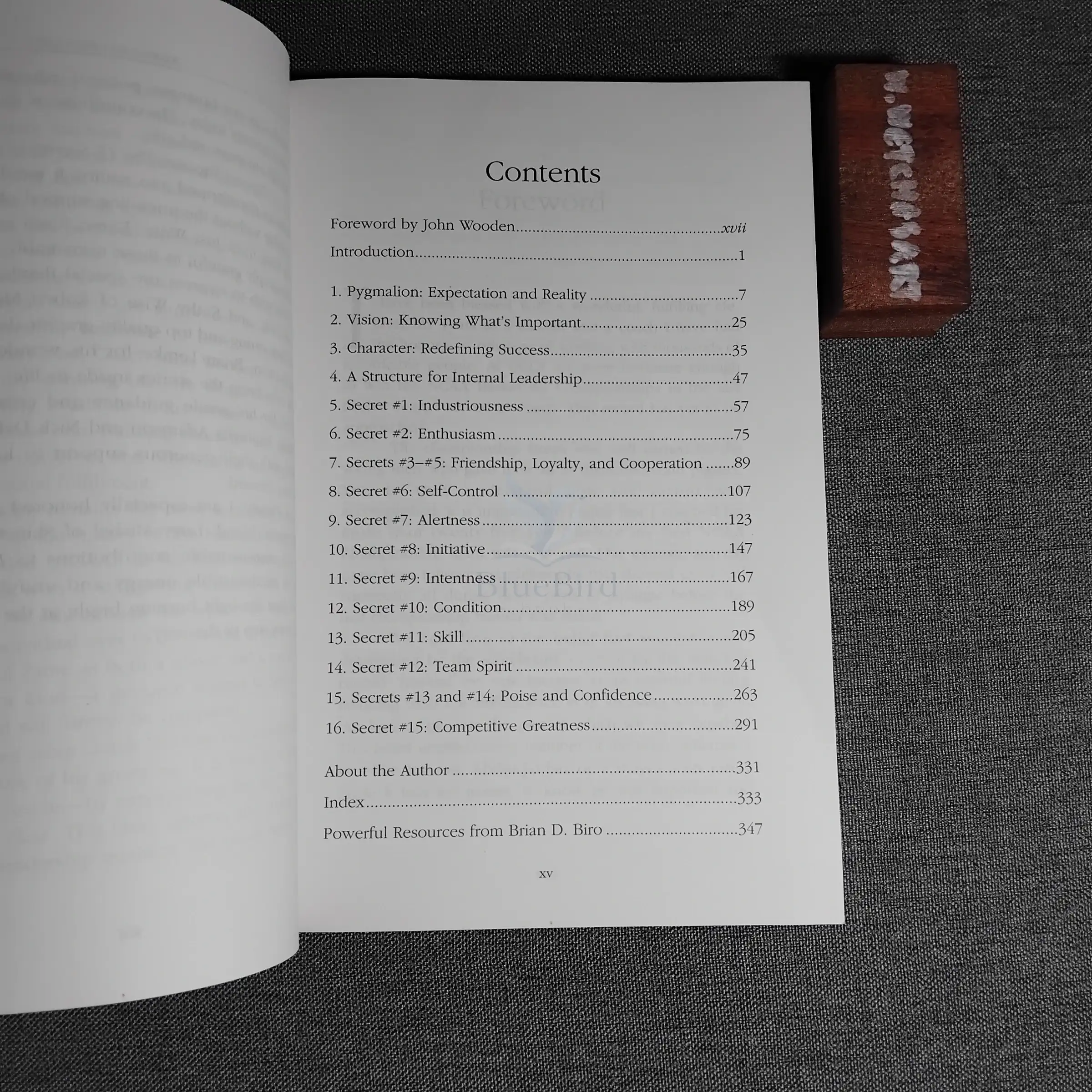 BEYOND SUCCESS — Table of contents 1