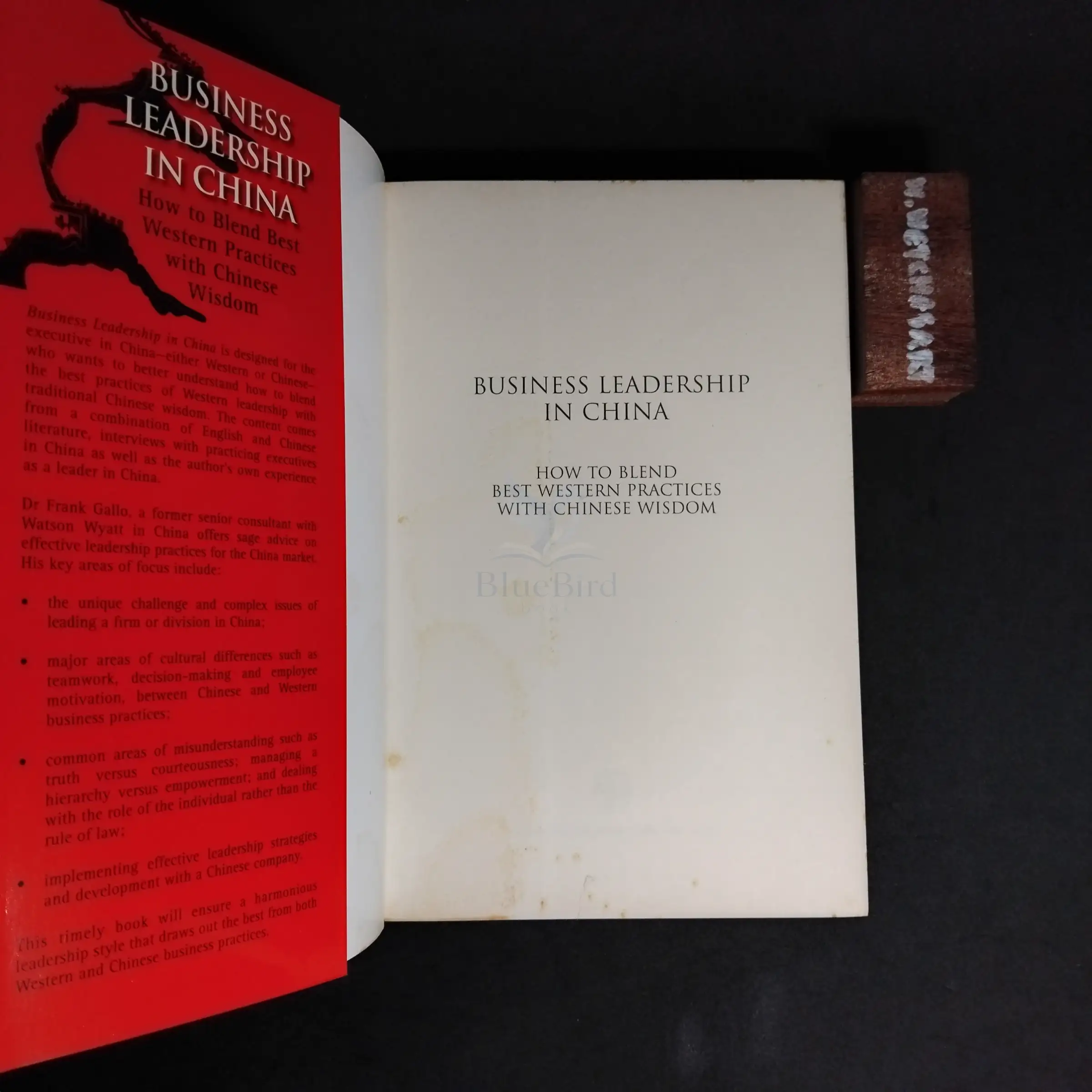BUSINESS LEADERSHIP IN CHINA — Table of contents 1