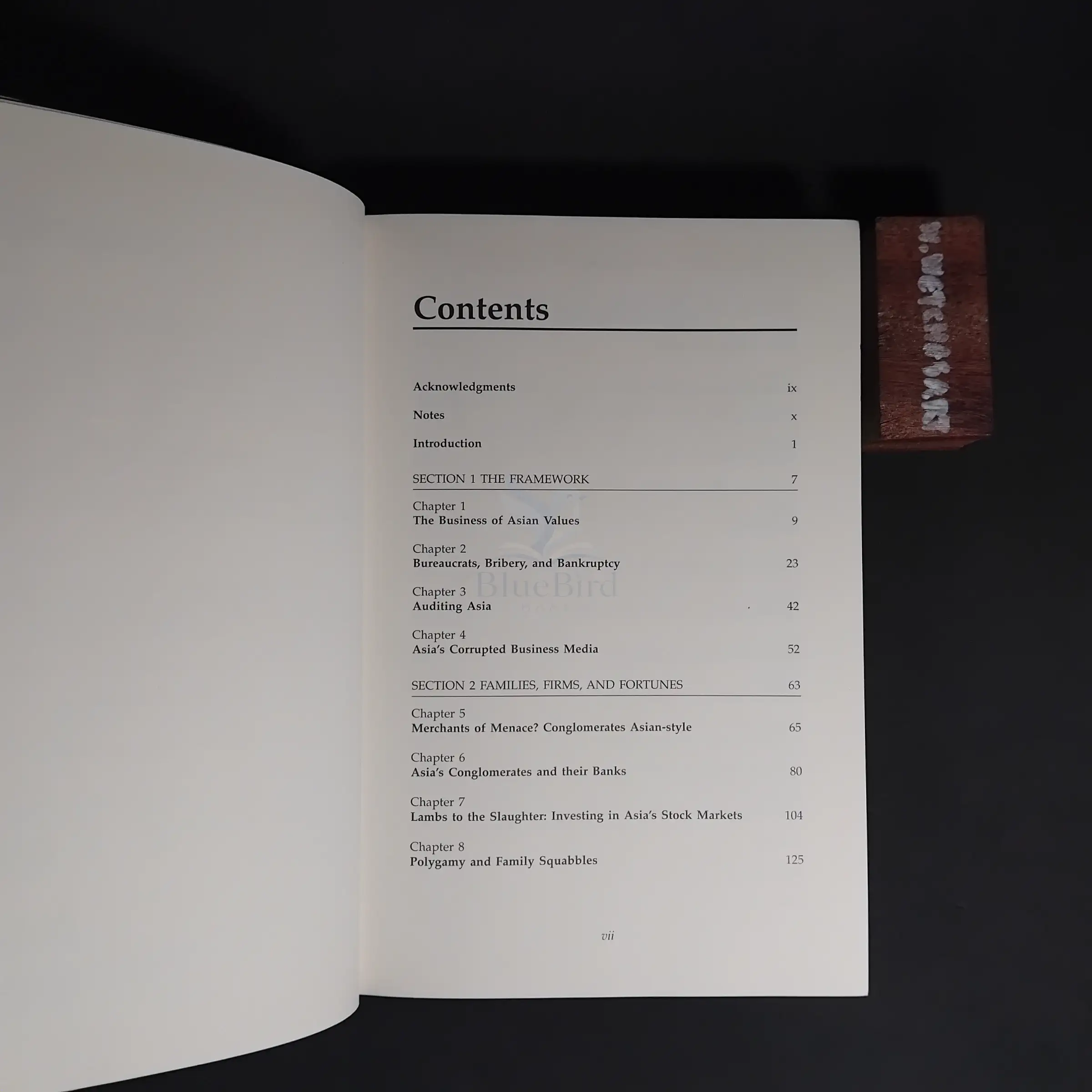 ASIAN ECLIPSE — Table of contents 1