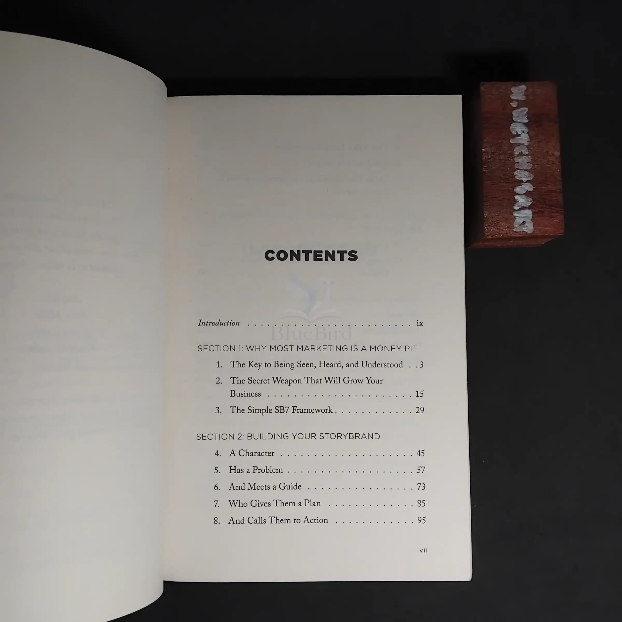 BUILDING A STORY BRAND — Table of contents 1