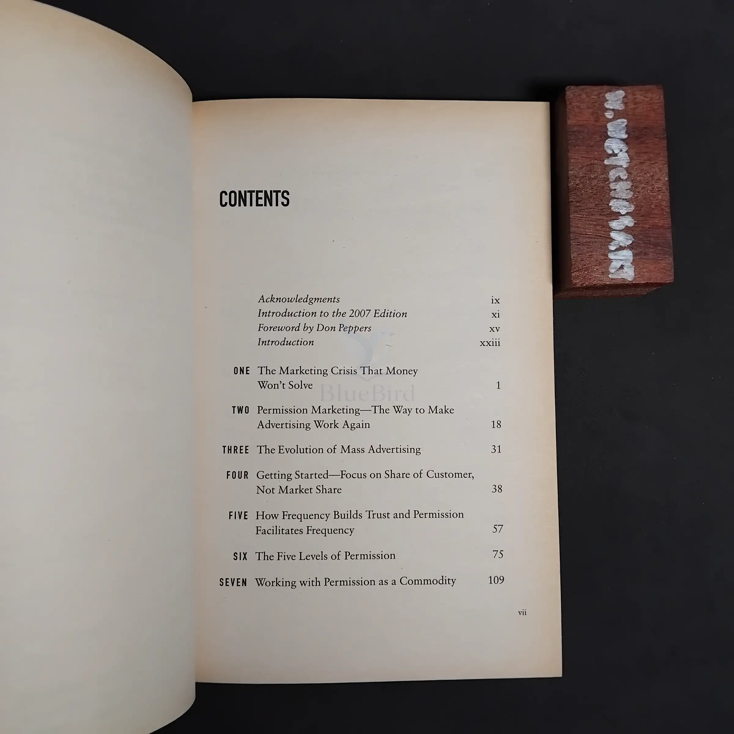 PERMISSION MARKETING — Table of contents 1