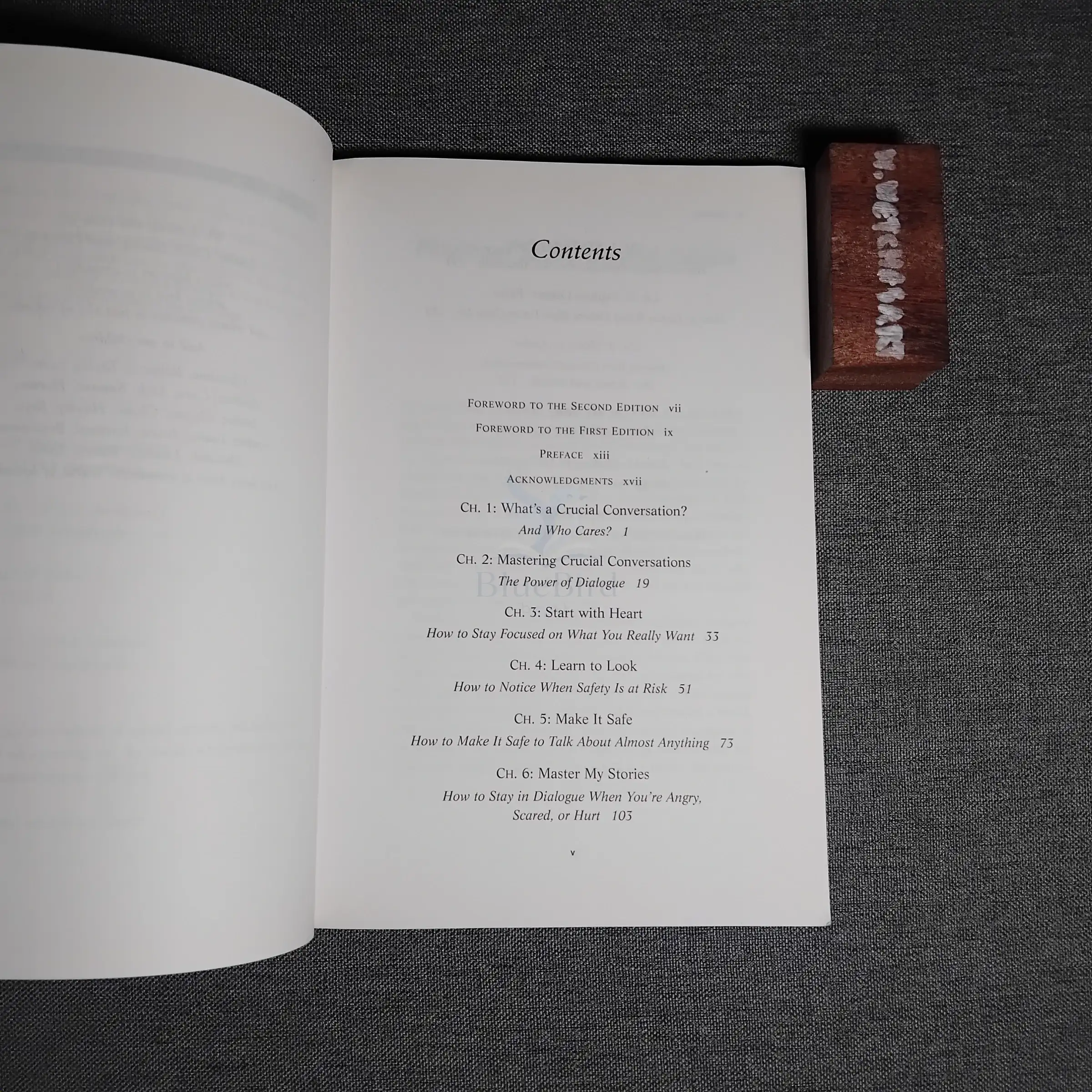Crucial Conversations — Table of contents 1