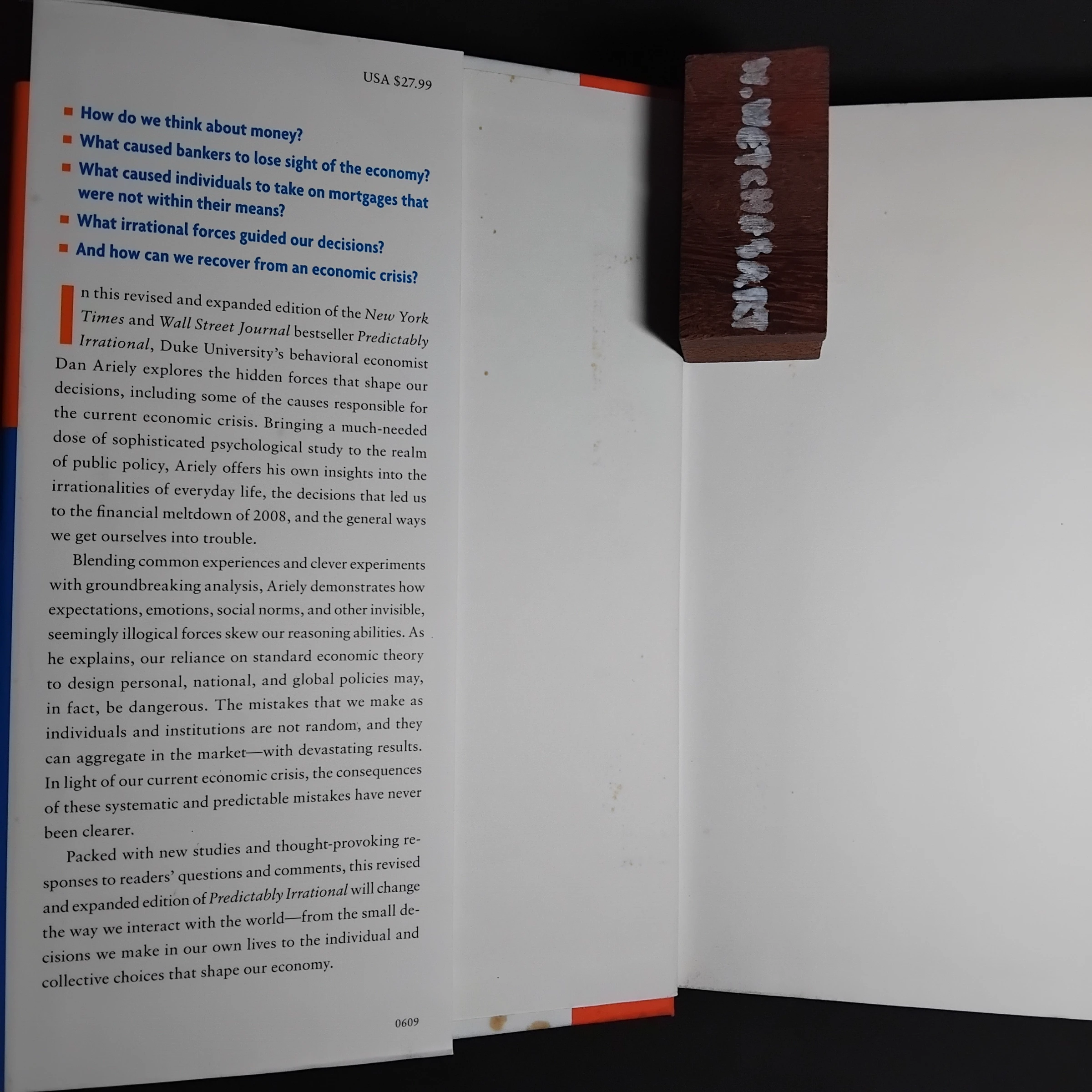 Predictably Irrational — Table of contents 1
