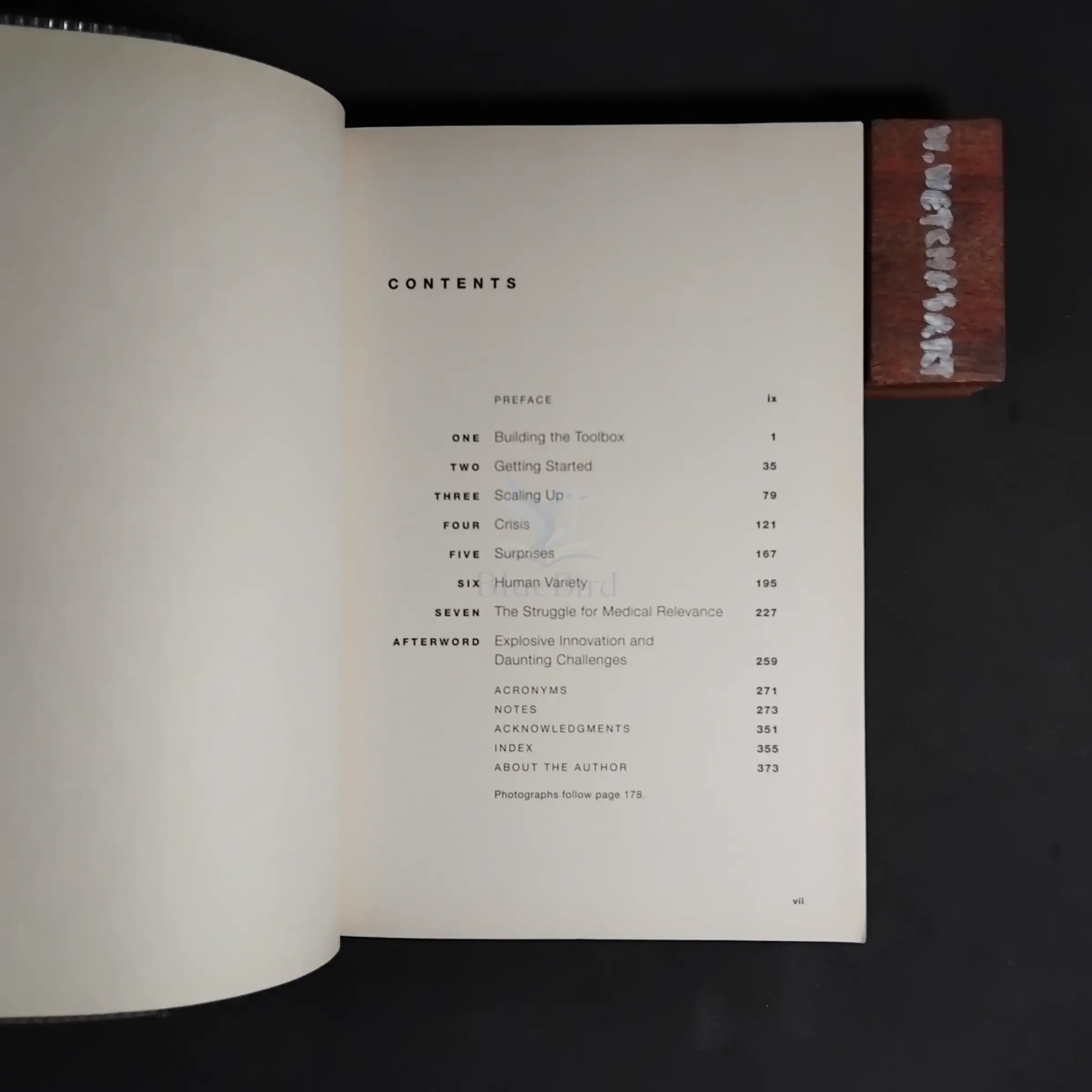 DRAWING THE MAP OF LIFE — Table of contents 1