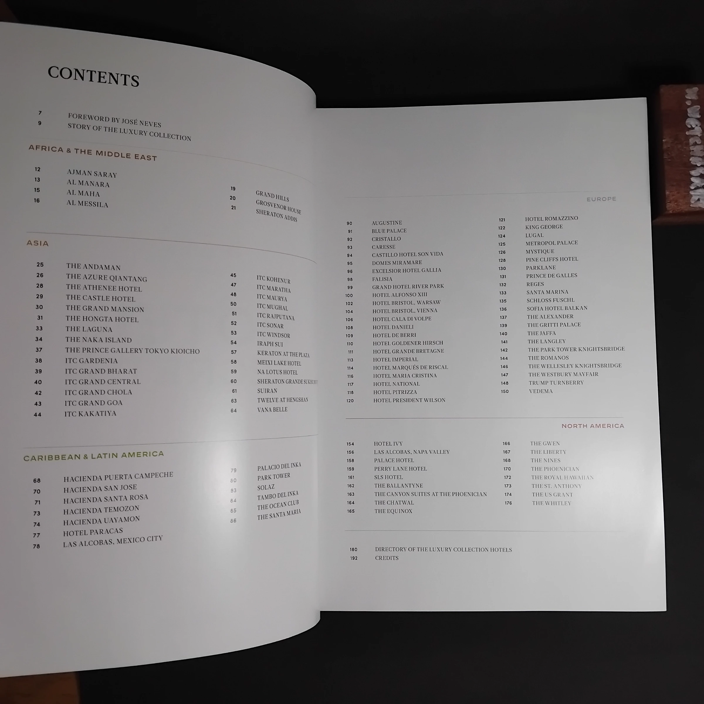 THE HOTEL SECRETS — Table of contents 1
