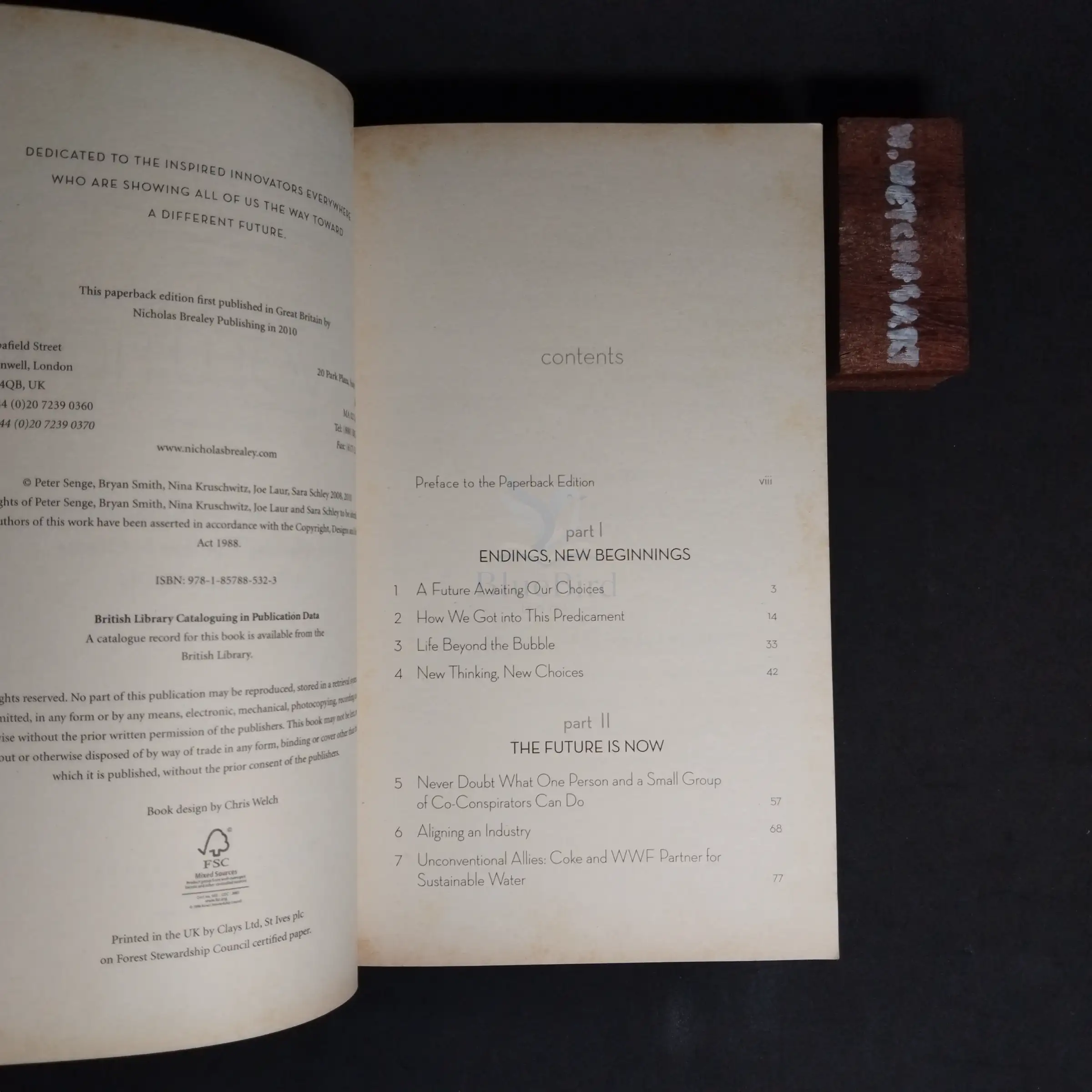 THE NECESSARY REVOLUTION — Table of contents 1