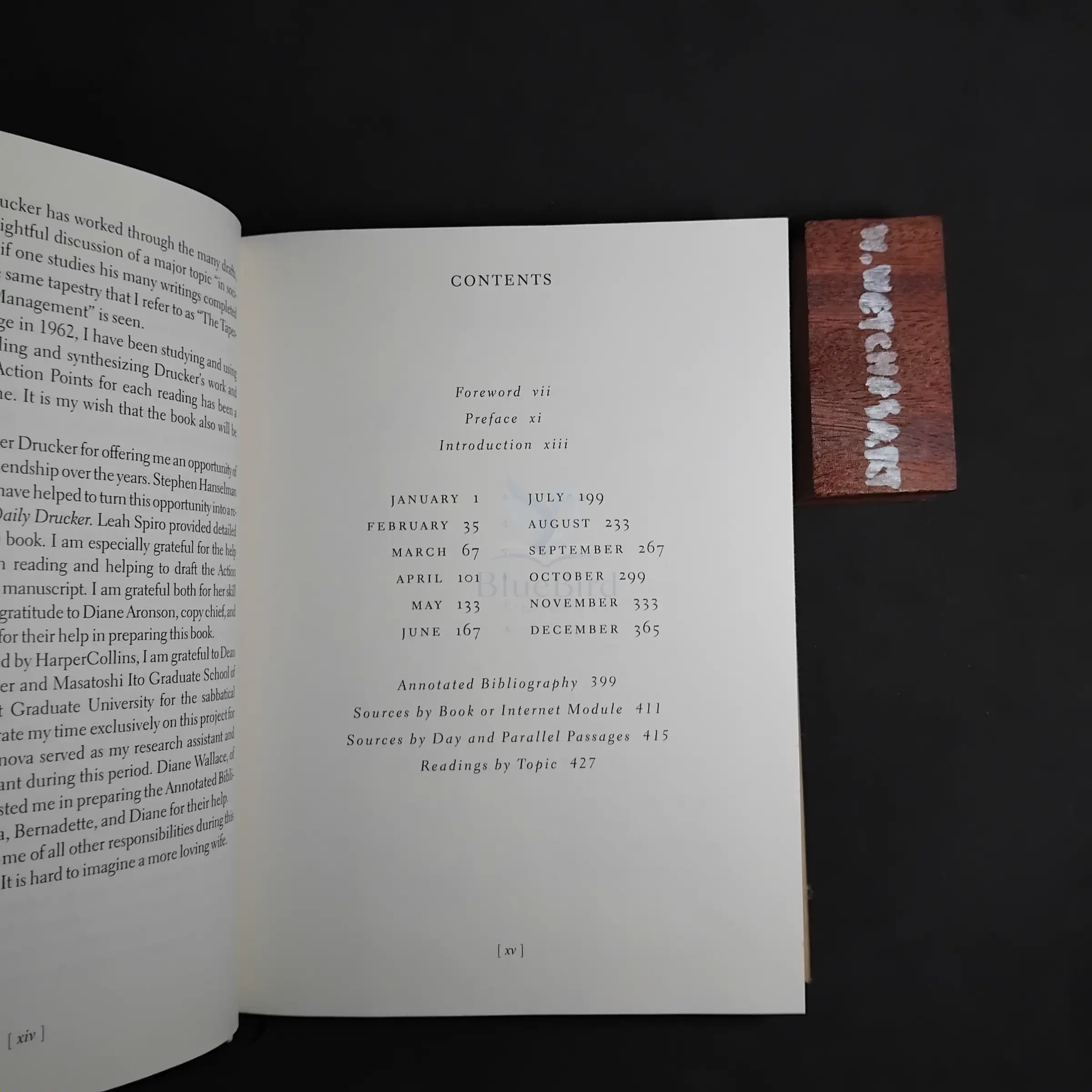 The Daily Drucker — Table of contents 1