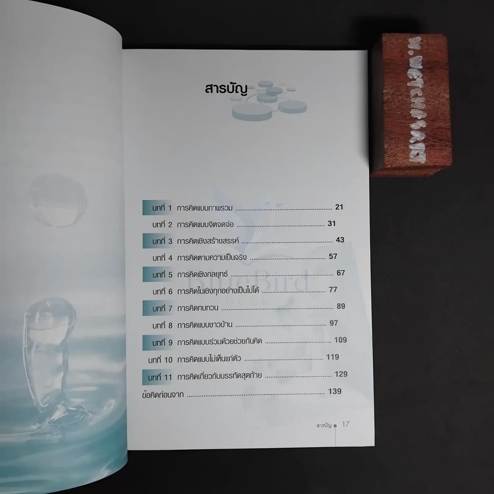 How Successful People Think คิดให้ใหญ่ คิดให้สำเร็จ — Table of contents 1