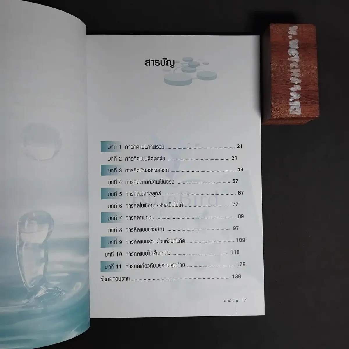 How Successful People Think คิดให้ใหญ่ คิดให้สำเร็จ — Table of contents 1